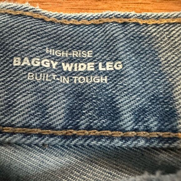 Old Navy High Rise Baggy Wide Leg Jeans | Girls size 12 - Picture 3 of 8